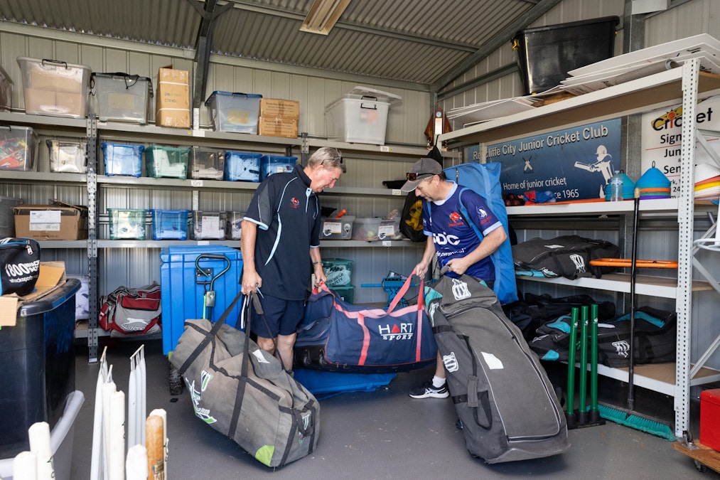 Gearing-up to help flood-hit town